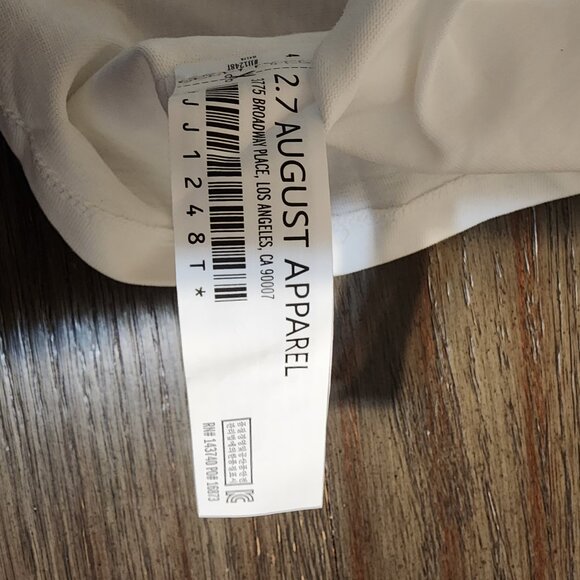 English Factory Puff Sleeve Shirt NWOT White Small - Picture 8 of 12